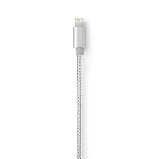 Nedis Premium 8-Pin Lightning auf USB-A Kabel - USB 2.0 - bis 3A - Aluminium - 2 Meter