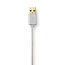 Nedis Premium 8-Pin Lightning auf USB-A Kabel - USB 2.0 - bis 3A - Aluminium - 3 Meter