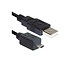 Kamera 8-Pin auf USB-A Kabel - USB 2.0 - bis 1A / Schwarz - 1,8 m