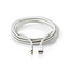 Nedis Premium 8-Pin Lightning auf 3,5mm Klinke Audiokabel Aluminium - 1 Meter