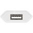 Goobay USB Heimladegerät 1 Port - gerade/flach - 1A / weiß