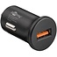 Goobay USB Auto-Ladegerät 1 Port - Quick Charge 3.0 - 3A / Schwarz
