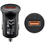 Goobay USB Auto-Ladegerät 1 Port - Quick Charge 3.0 - 3A / Schwarz