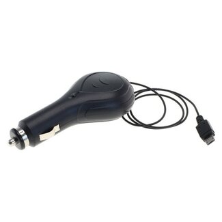 OTB USB Micro B Autoladegerät mit ausziehbarem Kabel - 1,2A / Schwarz - 0,80 m