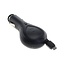 USB Micro B Autoladegerät mit ausziehbarem Kabel - 1,2A / Schwarz - 0,80 m