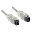 Premium FireWire 800 Kabel 9-polig - Transparent - 2 Meter