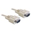 Premium RS232 Seriell Kabel 9-pol SUB-D (m) - 9-pol SUB-D (m) / vergossene Stecker - 10 Meter