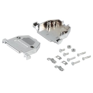 S-Impuls Gehäuse für 25-poligen RS232 SUB-D Stecker, metallisiert
