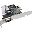 InLine RS232 PCI-Express Karte mit 1x 9-poligem SUB-D Anschluss