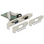 DeLOCK RS232 PCI-Express Karte mit 2x 9-poligen SUB-D Ports und Low Profile Halterungen