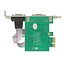 DeLOCK RS232 PCI-Express Karte mit 2x 9-poligen SUB-D Ports und Low Profile Halterungen