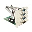 DeLOCK RS232 PCIe Karte mit 4x 9-poligen SUB-D Ports und Low Profile Halterungen