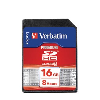 Verbatim Verbatim SDHC Speicherkarte 16GB