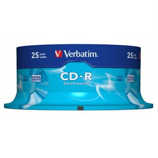 Verbatim Verbatim CD-R Rohlinge Spindel - 52x - 700 MB / 80 Min. - 25 Stück