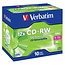 Verbatim CD-RW Rohlinge im Jewel Case - 12x - 700 MB / 80 Min. - 10 Stück