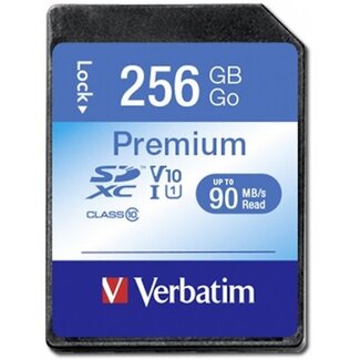Verbatim Verbatim SDXC UHS-1 Speicherkarte 256GB