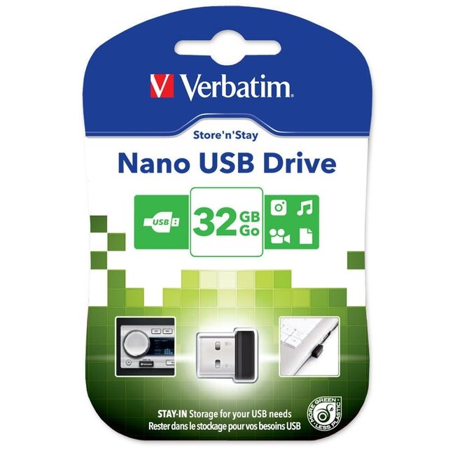 Verbatim NANO USB 2.0 Stick 32GB