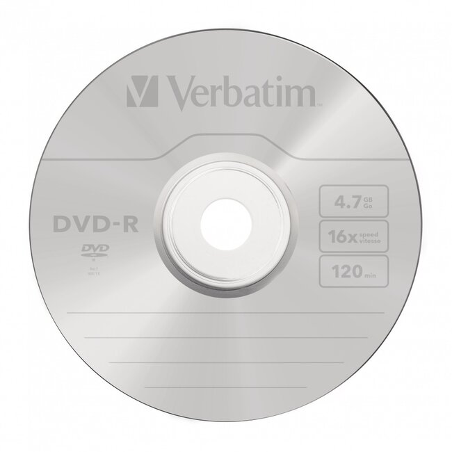 Verbatim DVD-R Rohlinge Spindel - 16x - 4,7 GB / 10 Stück