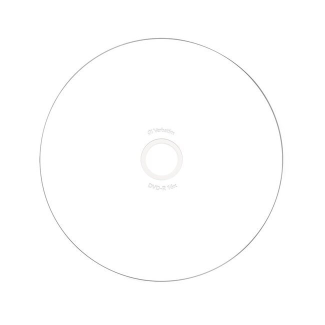 Verbatim DVD-R Wide Inkjet Printable Rohlinge auf Spindel - 16x - 4,7 GB / 25 Stück