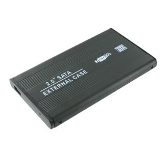 Dolphix HDD-Gehäuse für 2,5'' SATA HDD/SSD - USB 3.0 / Schwarz