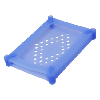 LogiLink Silikon Schutzhülle für 2,5'' HDD/SSD – Blau