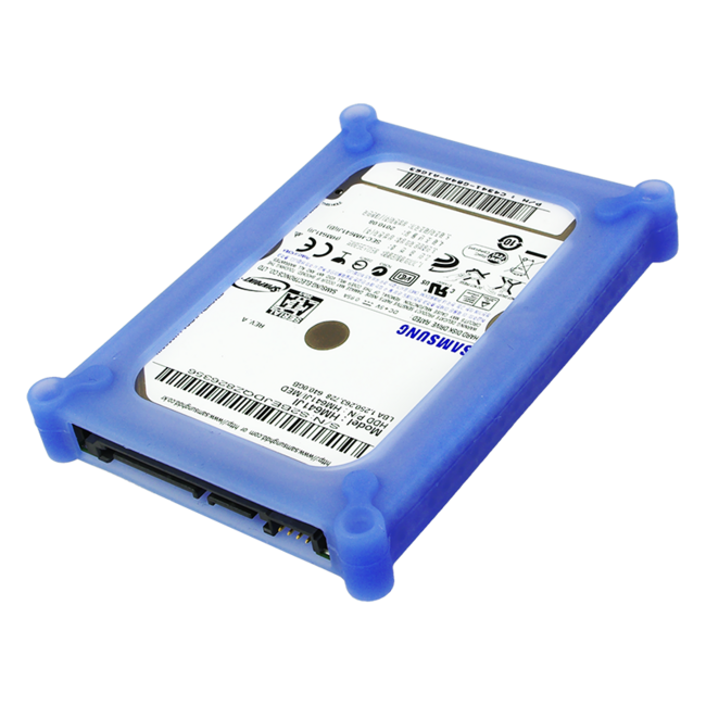 Silikon Schutzhülle für 2,5'' HDD/SSD – Blau
