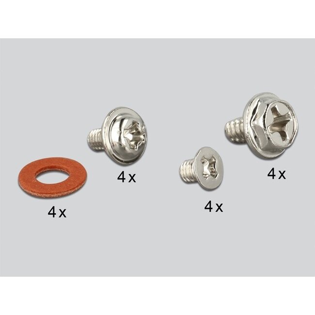 Premium 2x 2,5'' HDD/SSD auf 3,5'' Einbaurahmen / Schwarz