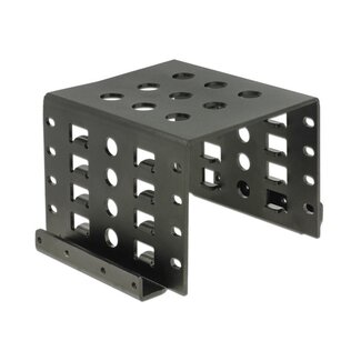 DeLOCK Premium 4x 2,5'' HDD/SSD auf 3,5'' Einbaurahmen / Schwarz