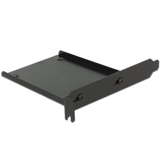 DeLOCK Premium 2,5'' HDD/SSD Montagerahmen für PCI/PCIe Slot – Schwarz