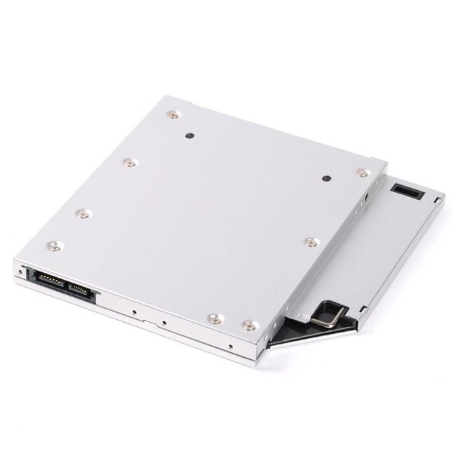 Orico 2,5'' SATA HDD/SSD auf 5,25'' Slim SATA Laufwerk (12,7mm) Caddy / Grau