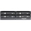 Premium 4x 2,5'' HDD/SSD auf 5,25'' Slot Mobile Rack / Schwarz