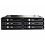 Premium 6x 2,5'' HDD/SSD auf 5,25'' Slot Mobile Rack / Schwarz