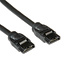 SATA-Datenkabel rund SATA600 6 Gbit/s schwarz 0,50 m