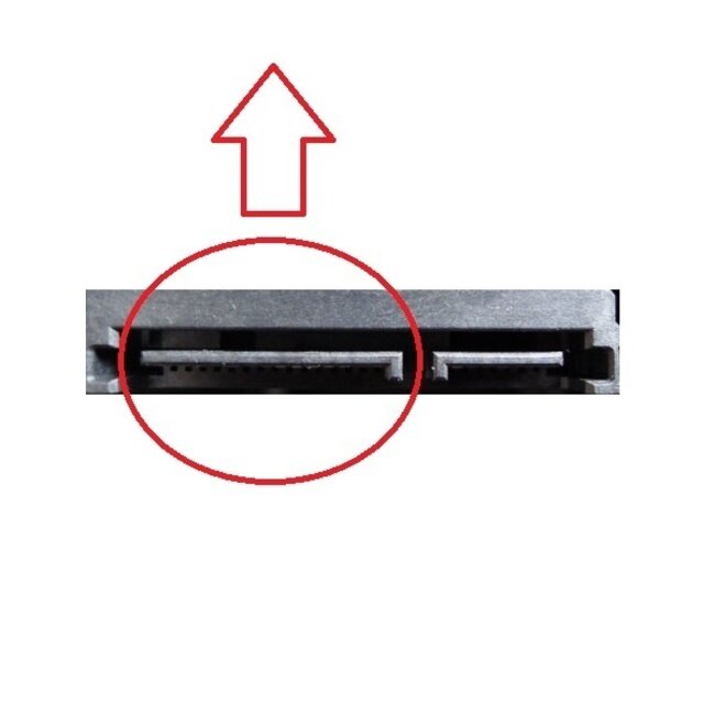 Floppy- zu SATA-Stromkabel 0,30 m rechtwinklig