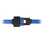 SATA-Datenverlängerungskabel flach SATA600 6 Gbit/s blau 0,30 m