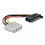SATA (m) auf Molex (w) Adapter - 0,10 m