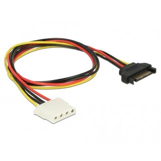 DeLOCK SATA (m) zu Molex (w) Adapter - 0,50 m
