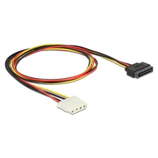 DeLOCK SATA (m) auf Molex (w) Adapterkabel - 1 Meter