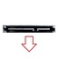 SATA 90° auf SATA Daten- und Molex Stromkabel - SATA600 - 6 Gbit/s - Rot - 0,30 m