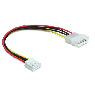 DeLOCK Molex (m) auf Floppy (w) Stromkabel - 0,20 m