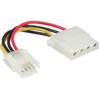 InLine Floppy (m) - Molex (w) Stromkabel - 0,05 m