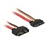 Flaches SATA-Verlängerungskabel / SATA600 - 6 Gbit/s - 0,30 m