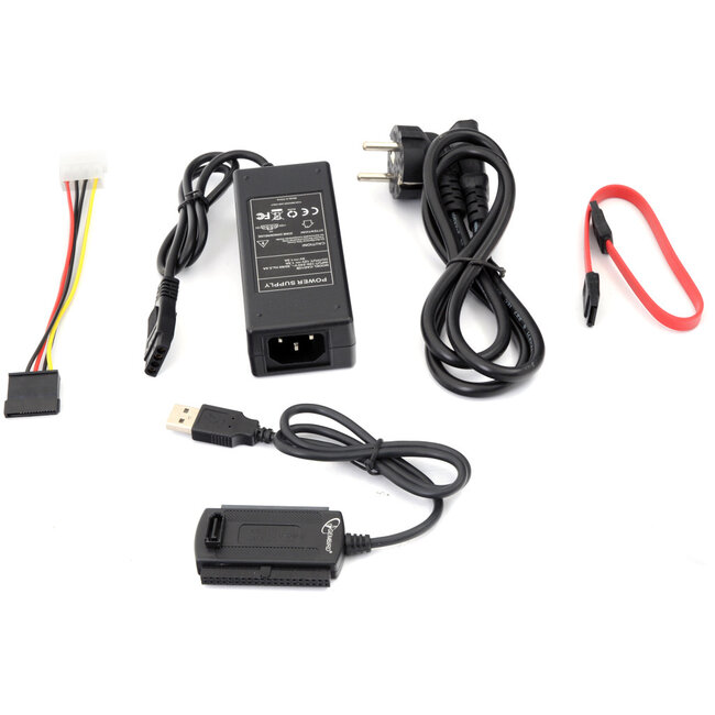 Cablexpert USB-A zu SATA/IDE Adapter für 2,5'' und 3,5'' HDD/SSD - USB 2.0