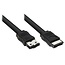 eSATA - SATA Datenkabel flach - SATA300 - 3 Gbit/s - 0,5 m - Schwarz