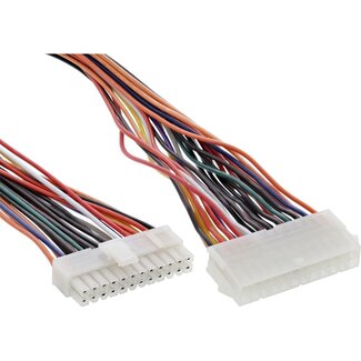 InLine ATX 20+4-polig (m) zu ATX 24-polig (w) Stromkabel - 0,45 m