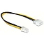 Molex (m) zu ATX12V P4 (m) Stromkabel - 0,30 m