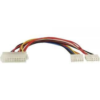InLine ATX 20-Pin (V) zu AT P8 + AT P9 (V) Stromkabel - 0,20 m