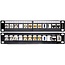 Delock 10 Zoll Patchpanel | 12 Keystone Module | 1U | Schwarz