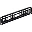 Delock 10 Zoll Patchpanel | 12 Keystone Module | 1U | Schwarz