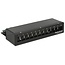 Desktop-Patchpanel für 12 Keystone-Module / Schwarz